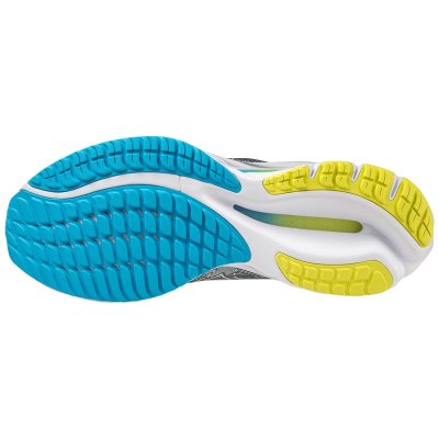 Zapatillas Para Correr Mizuno WAVE Rider 27 Hombre Azules / Blancos / Amarillos - Chile M043SYWRBV